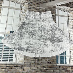 DEFECT Women’s Seven Sages Flowy Multicolor Midi Skirt (L) F08